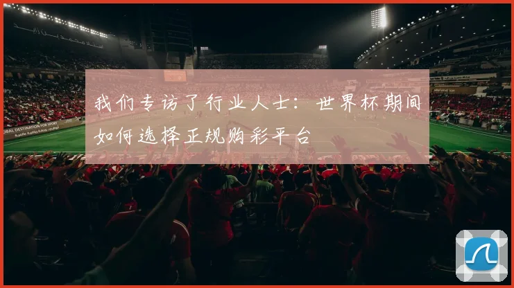 我们专访了行业人士:世界杯期间如何选择正规购彩平台